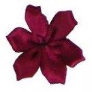 Berisford Craft Sewing 30 Wine Petal Ribbon Flowers New