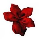 Berisford Craft Sewing 30 Red Petal Ribbon Flowers Deco