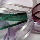 Wedding 12mm Organza Satin 5m Craft Wrap Ribbon Reel