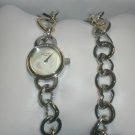 Original ROTARY Brand Silver & Gold Hearts Watch & Bracelet Ladies Gift Set New