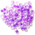 Craft Factory Sewing 4mm E Beads Glass 7g Pack Lilac