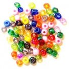 Craft Factory Sewing 4mm E Beads Glass 7g Pack Multi