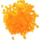 Craft Factory 2mm Frosted Rocailles Glass 15g Orange