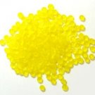Craft Factory 2mm Frosted Rocailles Glass 15g Yellow