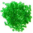 Craft Factory 2mm Frosted Rocailles Glass Beads Green