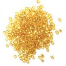 Craft Factory 2mm Rocailles Glass Beads 15g Gold New