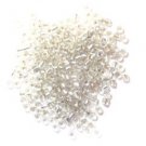Craft Factory 2mm Rocailles Glass Beads 15g Silver New