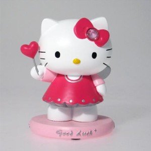 GENUINE Hello Kitty Good Luck Exams Wish Wand Wings Collectable Figurine Gift
