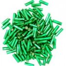 Craft Factory 7mm Sewing Twisted Bugle Beads 15g Green