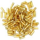 Craft Factory 7mm Sewing Twisted Bugle Beads 15g Gold