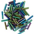 Craft Factory 9mm Sewing Long Bugle Beads 15g Rainbow