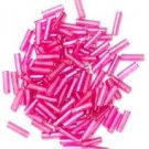 Craft Factory 6mm Sewing Dress Bugle Beads 15g Fuchsia