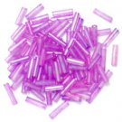Craft Factory 6mm Sewing Dress Bugle Beads 15g Lilac