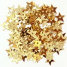 Craft Factory 5mm Sewing Mini Sequins Stars 5g Gold New