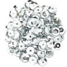 Craft Factory 5mm Sewing Dress Cup Sequins 5g Silver