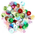 Craft Factory 5mm Sewing Dress Cup Sequins 5g Multi New