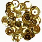 Craft Factory 8mm Sewing Dress Cup Sequins 5g Gold New