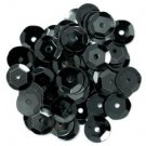 Craft Factory 8mm Sewing Dress Cup Sequins 5g Black