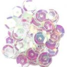 Craft Factory 8mm Sewing Cup Sequins 5g Transparent New