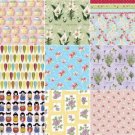 9 Sheets of Wrapping Craft Paper Wrap Card Making Flowers Leaf Suki English Rose