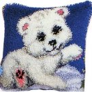 Vervaco Cushion Latch Hook Kit 16" Baby Polar Bear SALE