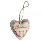 Shabby Chic rench Vintage Heart Shaped Hanging Bonheur Happiness Decoration