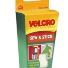 Velcro®  Brand Sew On Tape WHITE 1m Crafts/Dressmaking
