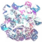 Craft Factory 7mm Sewing Square Sequins 5g Transparent
