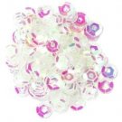 Craft Factory 5mm Sewing Cup Sequins 5g - Tansparent