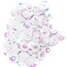 Craft Factory 5mm Sewing Dress Cup Sequins 5g - White
