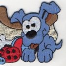 Craft Factory Blue Dog Boys T-shirt Bag Iron On Motif