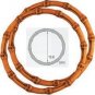Clover Bamboo Circle Plastic Pair 13cm Bag Tote Handles