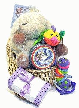 Sleeping Sheep Gift Basket