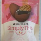(Pack of 10) Brookside Simply Thin Dark Chocolate Almonds - 160 gram Pack