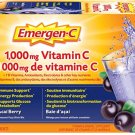 Emergen-C Acai Berry 1000mg Vitamin C Supplement Fizzy Drink Mix - 30 Sachet Pack X 2