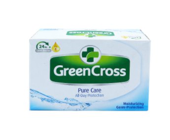 Green Cross Pure Care All Day Protection Moisturizing Bar Soap - 80 gram Pack (Pack of 5)