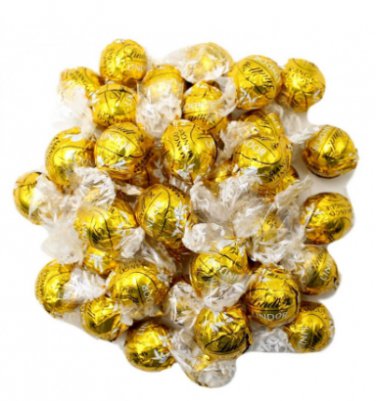Lindt Lindor Mangoes and Cream White Chocolate Truffles - 100 Pieces Pack