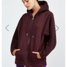 Stella McCartney for Adidas Maroon Hoodie Jacket - Size Small