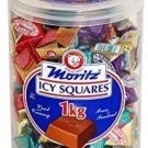 Moritz ICY Chocolate Squares - 90 Count/ 1 Kilogram Pack