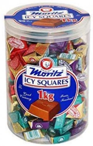 Moritz ICY Chocolate Squares - 90 Count/ 1 Kilogram Pack
