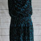 Banana Republic Factory Multi Color Pleated Sleeveless Blouson Dress - Size 6