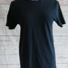 Theory Black Cotton Blend Short Sleeve Tee Shirt Top - Size Small
