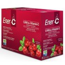 (Pack of 2) Ener-C 1000 mg Vitamin C Effervescent Drink Mix Cranberry - 30 X 9.4 gram Pack