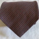 Brooks Brothers Makers Multi Color Chain Links Print Pure Silk Neck Tie