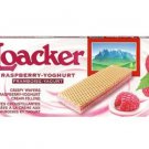 Loacker Raspberry Yogurt Wafers - 125 gram Pack (Pack of 10)