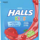 (Pack of 5) Halls Kids Cough and Sore Throat Pops Cherry Flavour - 10 Lozenges Pack