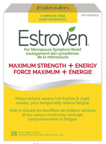 Estroven For Menopause Symptom Relief Maximum Strength + Energy Hormone ...