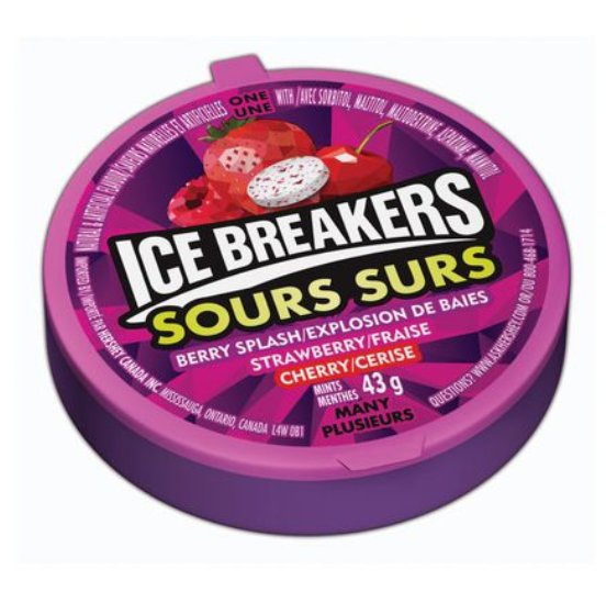 Ice Breakers Berry Splash Flavoured Sours Mint Candy 43 Gram Pack