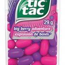(Pack of 12) Tic Tac Big Berry Adventure Flavoured Mint Candy - 60 Mints/ 29 gram Pack