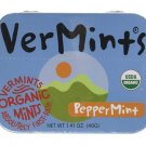 (Pack of 10) VerMints Organic Peppermint Mints - 40 gram Pack